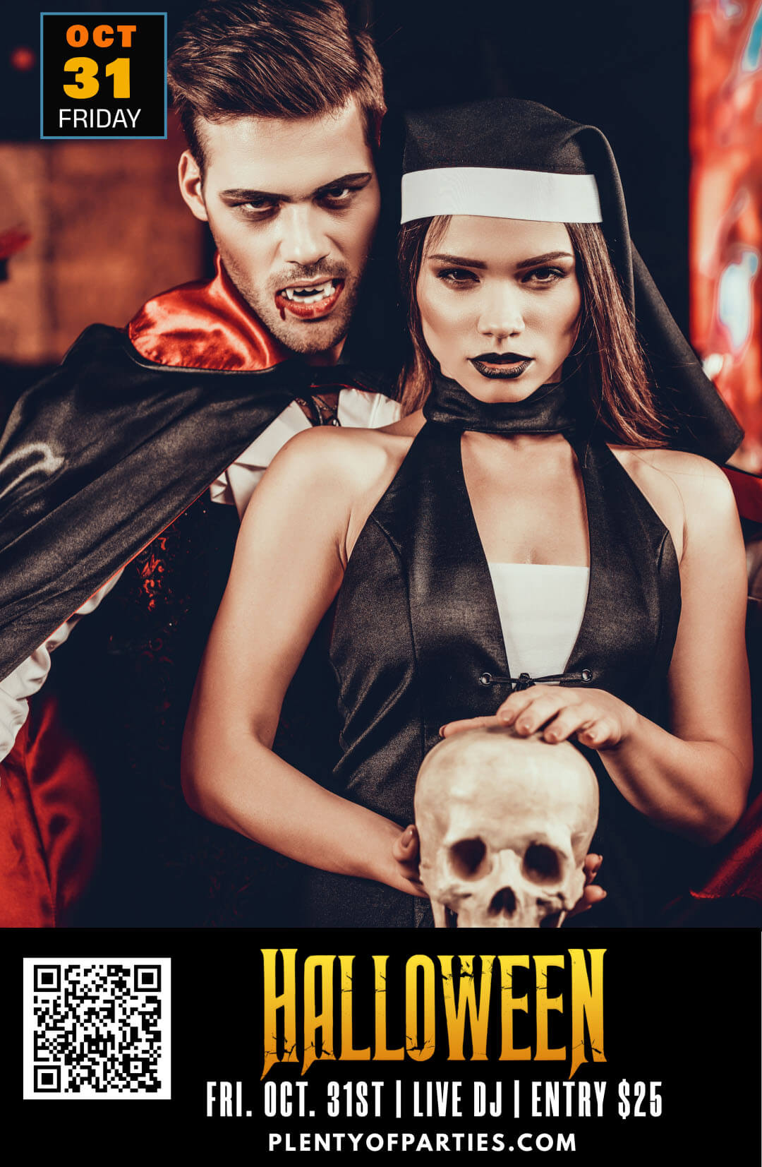 NYC's Best Friday Night Halloween Party. October 31, Live DJ