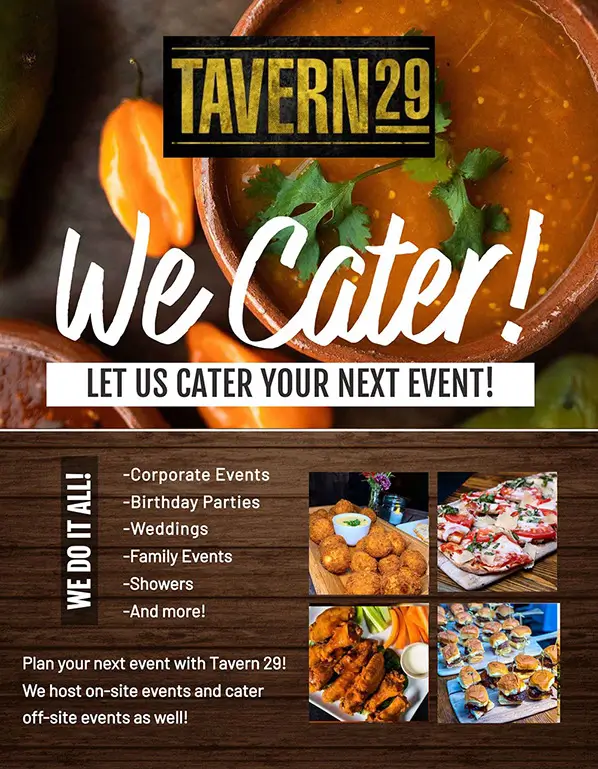 CATERING AVAILABLE